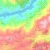 Mapa topográfico Soengas, altitude, relevo