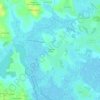 Mapa topográfico La Grée des Fossés, altitude, relevo