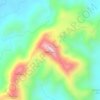 Mapa topográfico Bukit Payong, altitude, relevo