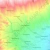 Mapa topográfico Karangploso, altitude, relevo