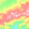 Mapa topográfico Nusa, altitude, relevo