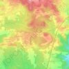 Mapa topográfico Les Fayes, altitude, relevo