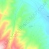 Mapa topográfico Incuyo, altitude, relevo