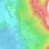Mapa topográfico Ponnay, altitude, relevo