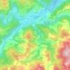 Mapa topográfico Jaquamet, altitude, relevo
