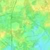 Mapa topográfico Le Champ Rouge, altitude, relevo