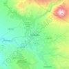 Mapa topográfico Arequipa, altitude, relevo