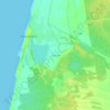 Mapa topográfico Videira Sul, altitude, relevo