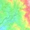 Mapa topográfico Casais Novas, altitude, relevo