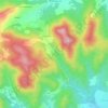 Mapa topográfico Reverdi, altitude, relevo