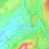 Mapa topográfico Métaneige, altitude, relevo