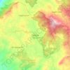 Mapa topográfico Takokak, altitude, relevo