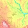 Mapa topográfico Wetaskiwin, altitude, relevo