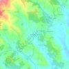 Mapa topográfico Freixial de Cima, altitude, relevo