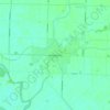 Mapa topográfico Wallaceburg, altitude, relevo