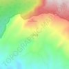 Mapa topográfico Pakeng, altitude, relevo