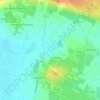 Mapa topográfico Les Champs de la Grange, altitude, relevo