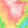 Mapa topográfico Recoules, altitude, relevo