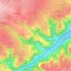 Mapa topográfico Balmondon, altitude, relevo