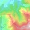 Mapa topográfico Carcilleja, altitude, relevo