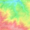 Mapa topográfico Saint-Rémy, altitude, relevo