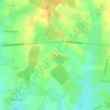 Mapa topográfico Les Marolles, altitude, relevo