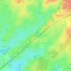 Mapa topográfico L'Étang de Nouhant, altitude, relevo