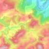 Mapa topográfico Rigols, altitude, relevo