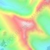 Mapa topográfico Mount Sparrowhawk, altitude, relevo