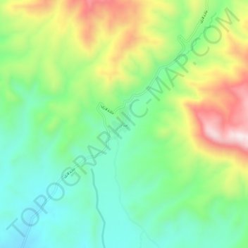 Mapa topográfico Sar, altitude, relevo