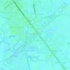 Mapa topográfico Kertak Hanyar I, altitude, relevo
