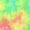 Mapa topográfico Villeneuve, altitude, relevo