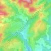 Mapa topográfico Luthe, altitude, relevo