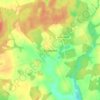 Mapa topográfico Муриково, altitude, relevo