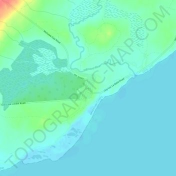 Mapa topográfico Gay, altitude, relevo