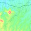 Mapa topográfico Batukuda, altitude, relevo