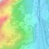 Mapa topográfico Burzier, altitude, relevo