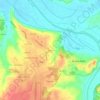 Mapa topográfico Granja, altitude, relevo