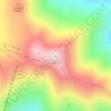 Mapa topográfico Tochal, altitude, relevo