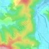 Mapa topográfico Argomedo, altitude, relevo