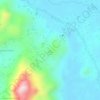 Mapa topográfico Buntu Kesu, altitude, relevo