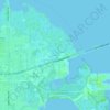 Mapa topográfico Gandy, altitude, relevo
