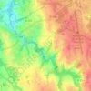 Mapa topográfico Le Tertre-ès-Salines, altitude, relevo