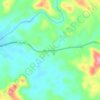 Mapa topográfico Mbuco Mabele, altitude, relevo