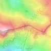 Mapa topográfico Monte Moro, altitude, relevo