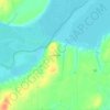 Mapa topográfico Sams Point, altitude, relevo