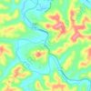 Mapa topográfico Edna, altitude, relevo