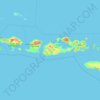 Mapa topográfico West Nusa Tenggara, altitude, relevo