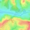 Mapa topográfico Pré Rateau, altitude, relevo