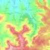 Mapa topográfico Falgareira, altitude, relevo